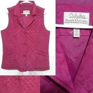 Cabela's Quilted Button Front Vest